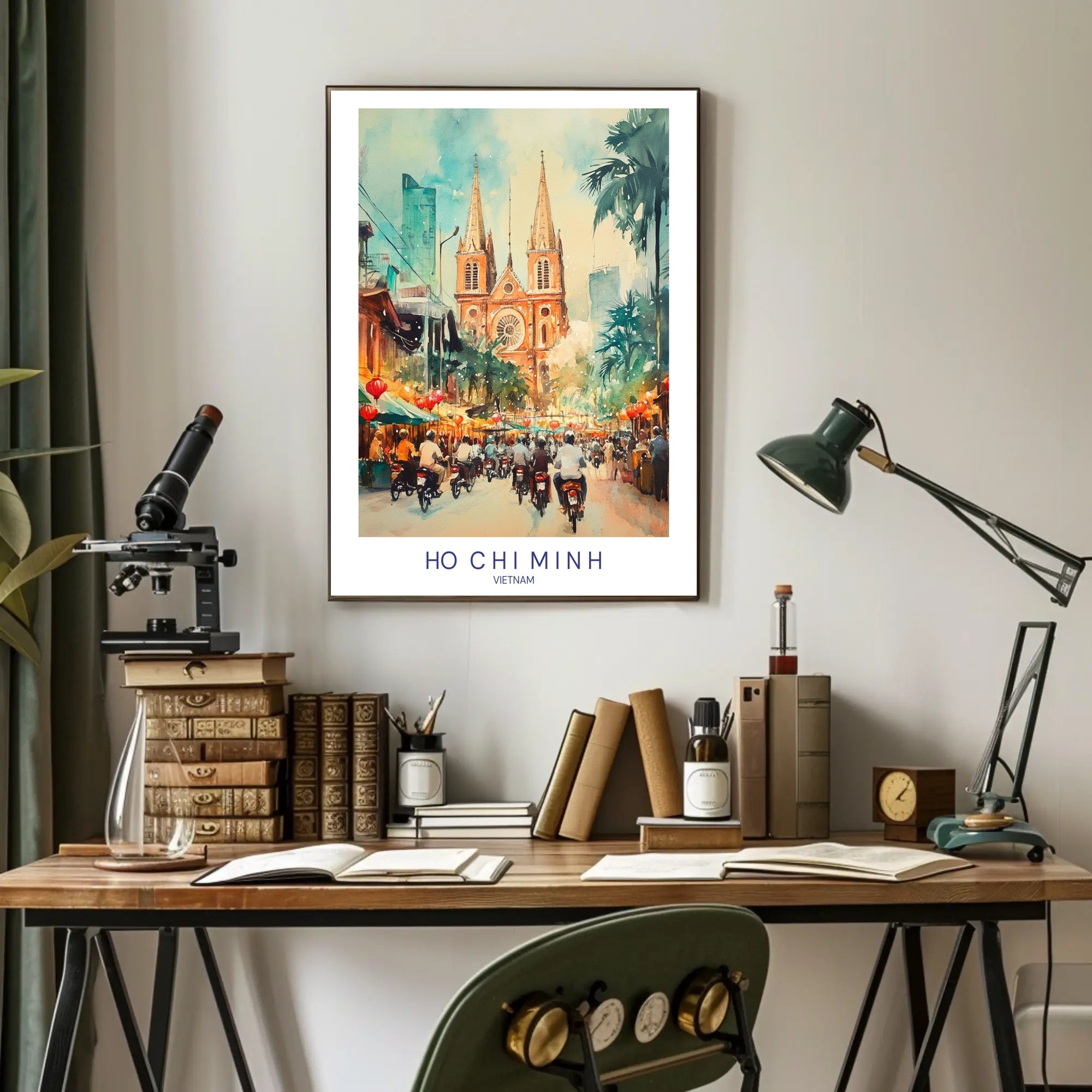 Ho Chi Minh City Vibrance Poster PosterGoat
