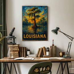 Louisiana Landscape Poster
