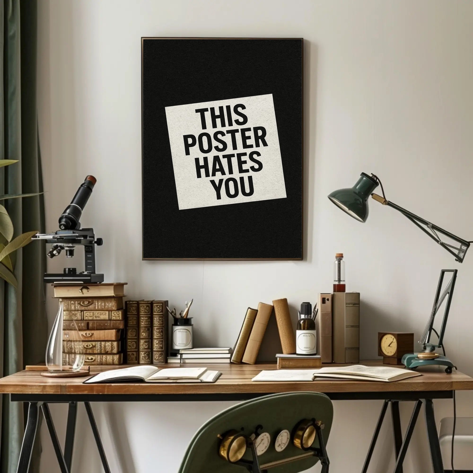 THIS POSTER HATES YOU - Abstract or Artistic Poster
