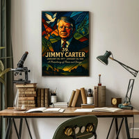 Jimmy Carter United States Leader Fine Art Print PosterGoat