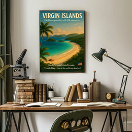 Discover The Virgin Islands Poster