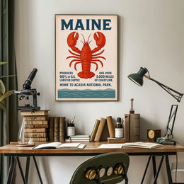Discover Maine Poster
