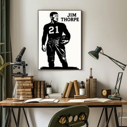 Jim Thorpe Legendary Athlete Poster