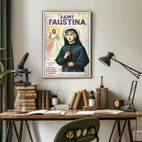 Saint Faustina Poster PosterGoat