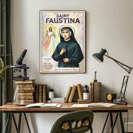 Saint Faustina Poster PosterGoat