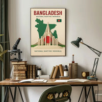 National Martyrs' Memorial Bangladesh Cultural Heritage Poster