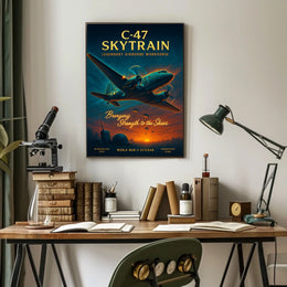 C-47 Skytrain Legendary Airborne Workhorse Poster