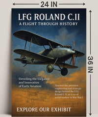 LFG Roland C.II A Flight Through History Poster PosterGoat