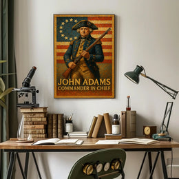 John Adams Commander In Chief Poster