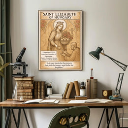 Saint Elizabeth of Hungary Poster PosterGoat