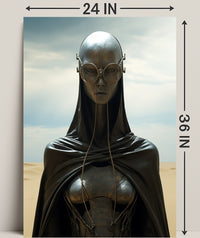 Futuristic Sentinel Poster