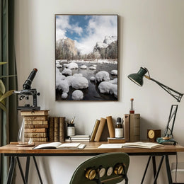 Winter Wonderland in Tranquil Yosemite National Park Poster