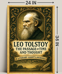 Leo Tolstoy The Passage of Time and Thought Poster PosterGoat