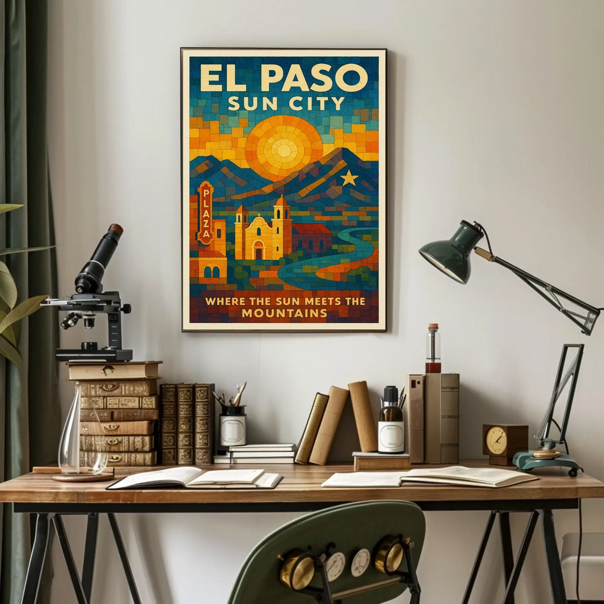 El Paso Sun City Poster