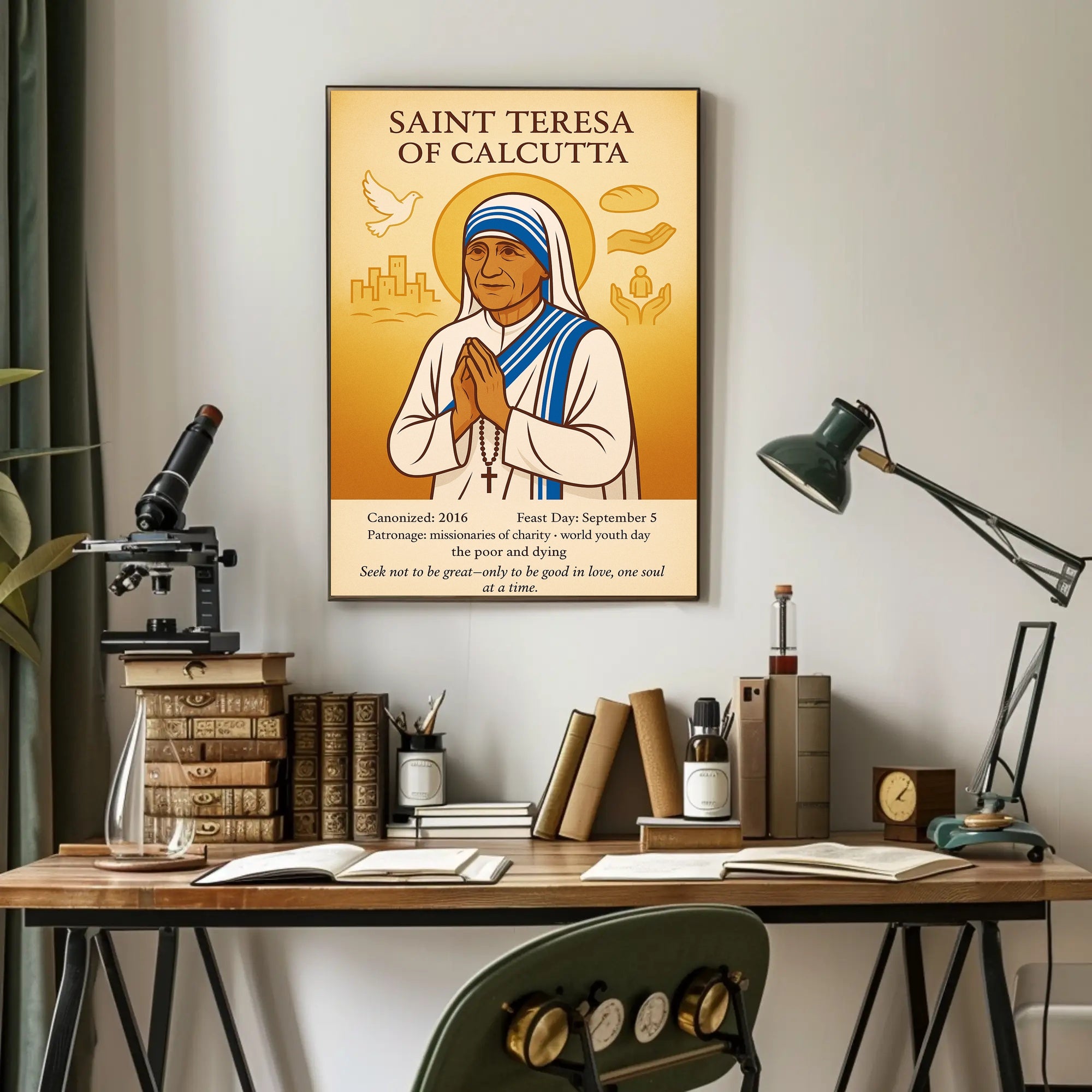 Saint Teresa of Calcutta Poster PosterGoat