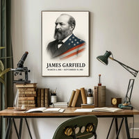 James A. Garfield 20th President of the United States Reflections Poster