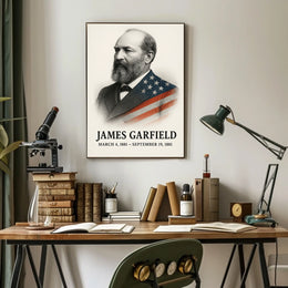 James A. Garfield 20th President of the United States Reflections Poster