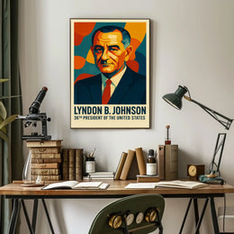 Lyndon B. Johnson 36Th President Poster