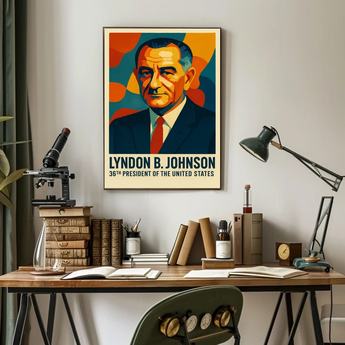 Lyndon B. Johnson 36Th President Poster