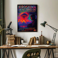 Hiroshima The Sky Turned Fire Poster