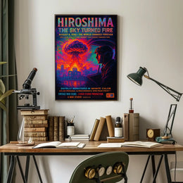 Hiroshima The Sky Turned Fire Poster