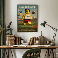 Jim Thorpe Legendary Athlete Poster