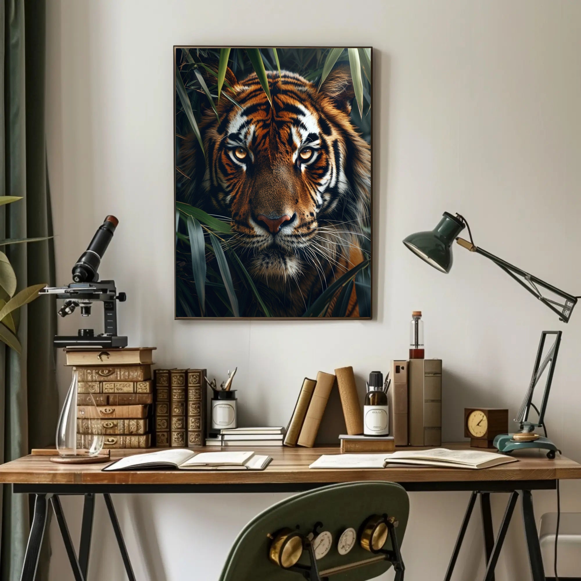 Majestic Tiger Wall Art Poster for Home Decor PosterGoat