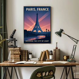 Discover Paris The City Of Light Poster