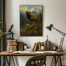 Majestic Wilderness Encounter Poster PosterGoat