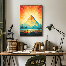 Egyptian Pyramid Mystique Cultural or Heritage Poster