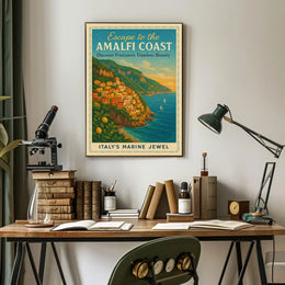 Discover Positano's Timeless Beauty Travel Poster