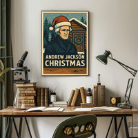 Andrew Jackson Christmas Poster