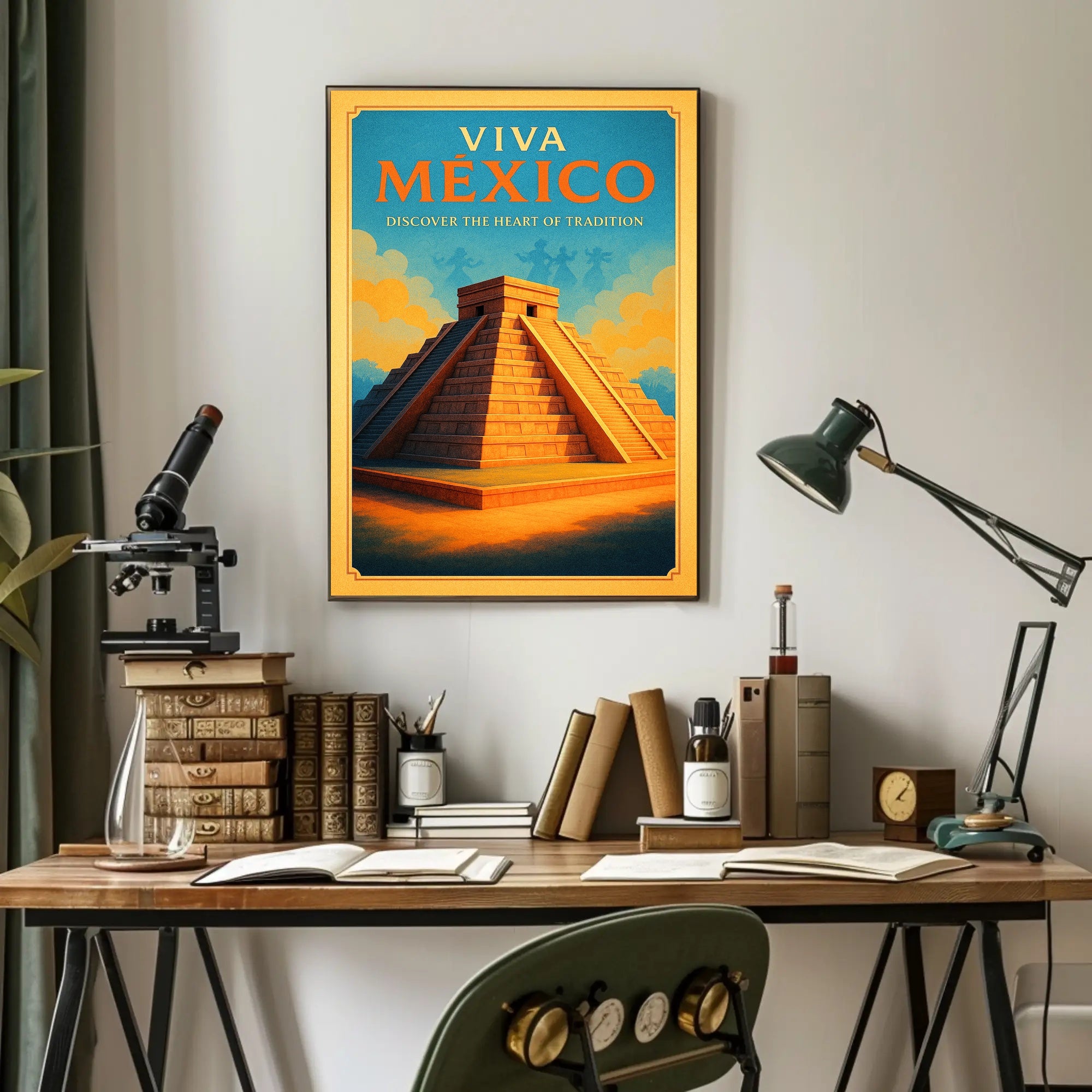 Viva México Discover the Heart of Tradition Poster PosterGoat