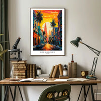 Los Angeles Sunset Poster