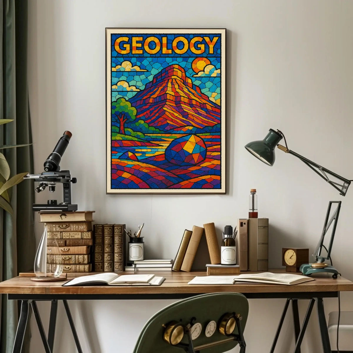 Geology Art Poster