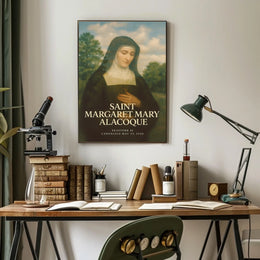 Saint Margaret Mary Alacoque Poster