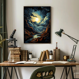 Celestial Landscape Poster