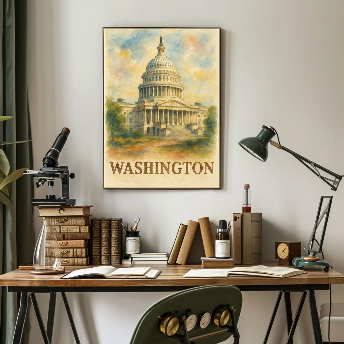 Capitol Building in Washington Poster