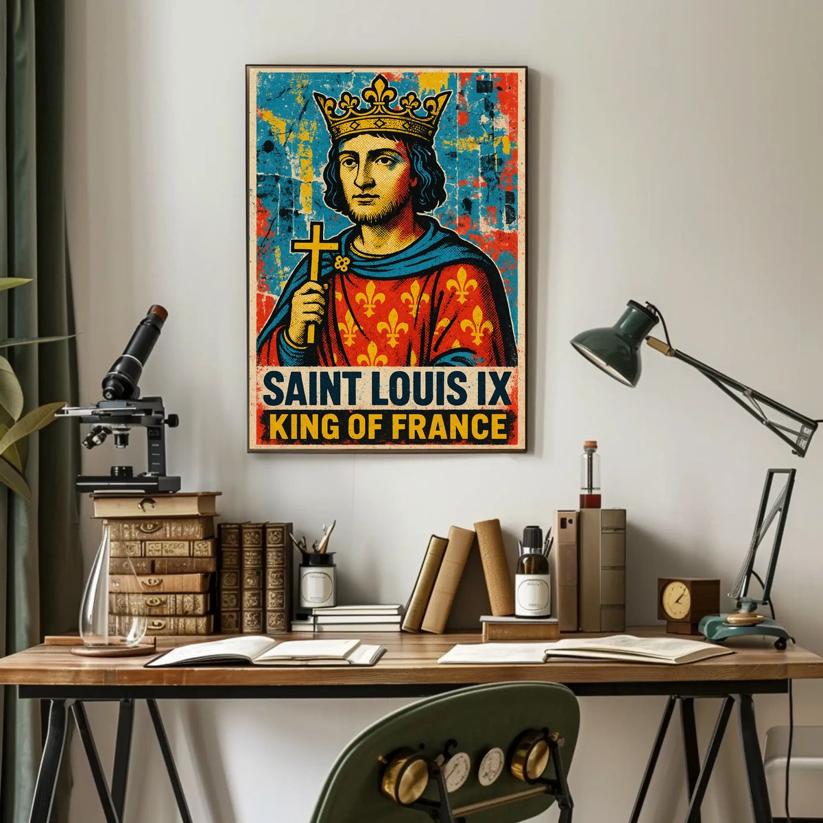 Saint Louis Ix King Of France Poster