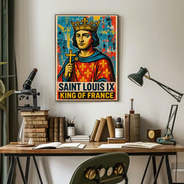 Saint Louis Ix King Of France Poster