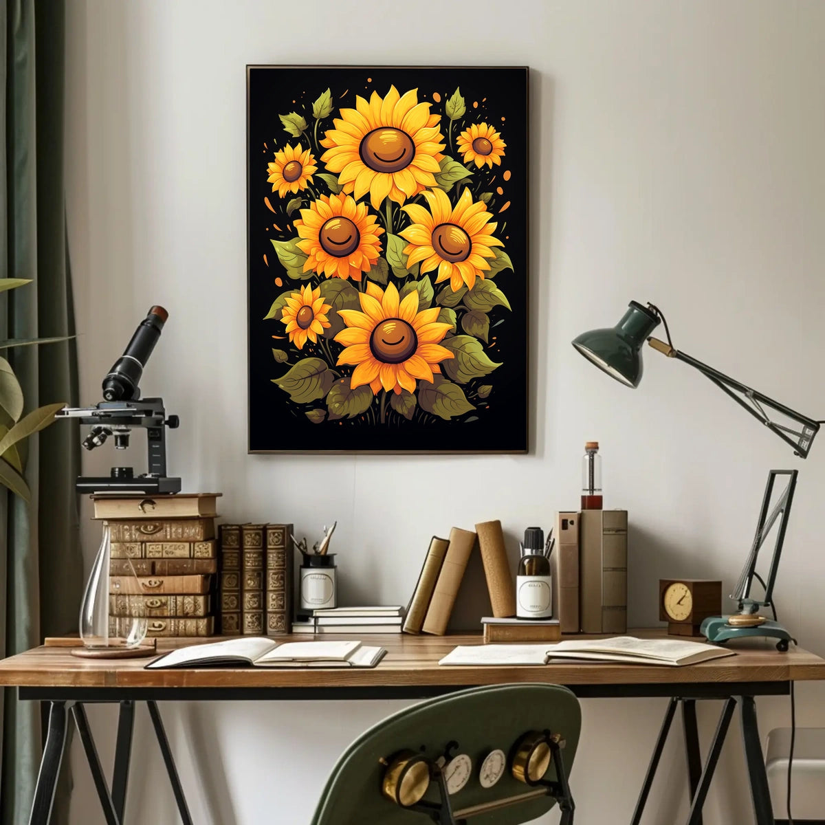 Sunflower Symphony Poster