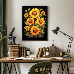 Sunflower Symphony Poster