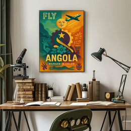 Explore Angola's Vibrancy and Culture with Travel Poster PosterGoat