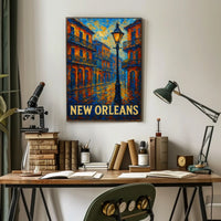 New Orleans A Vibrant Evening Poster