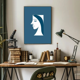 Vintage-Inspired Abstract Art Poster