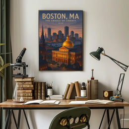 Boston, MA The Cradle of Liberty Poster