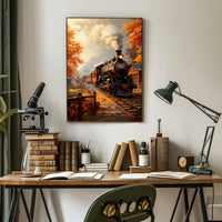 Autumn Steam Journey Poster