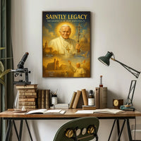 Saintly Legacy The Journey of St. Pope John Paul II Poster