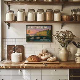 St. Petersburg Elegance Travel Poster Print