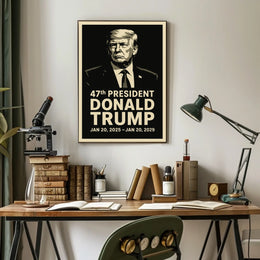 Donald Trump 47th President Poster